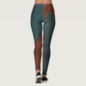 Abstract 1: reds and blues leggings (Achterkant)