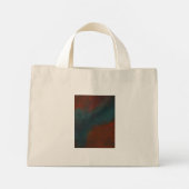 Abstract 1: reds and blues mini tote bag (Achterkant)