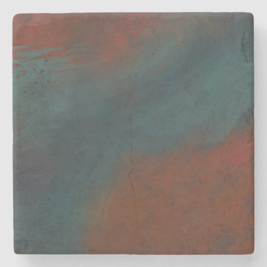 Abstract 1: reds and blues stenen onderzetter (Voorkant)