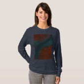 Abstract 1: reds and blues t-shirt (Voorkant volledig)