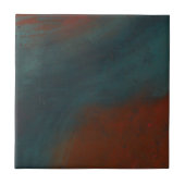 Abstract 1: reds and blues tegeltje (Voorkant)