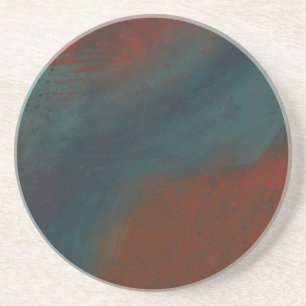 Abstract 1: reds and blues zandsteen onderzetter