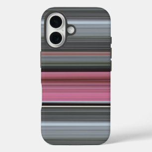 Abstract #1: Roze en grijs iPhone 16 Hoesje