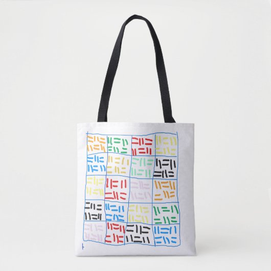 Abstract-1 Tote Bag (Voorkant)