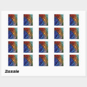 abstract-1 vierkante sticker (Vel)