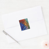 abstract-1 vierkante sticker (Envelop)