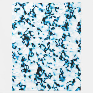 Abstract 200819 - 01 - Indigostijl Fleece Deken