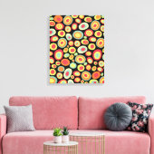 Abstract 20213 canvas afdruk (Insitu (Woonkamer))