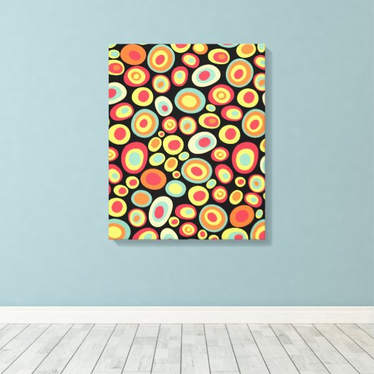 Abstract 20213 canvas afdruk (Insitu (Houten vloer))