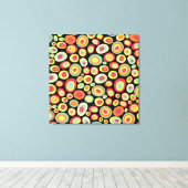 Abstract 20213 canvas afdruk (Insitu (Houten vloer))