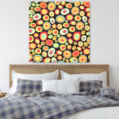 Abstract 20213 canvas afdruk (Insitu (Slaapkamer))