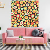 Abstract 20213 canvas afdruk (Insitu (Woonkamer))