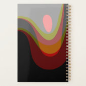 Abstract 20529 - kleurrijke retro stijl planner (Achterkant)