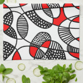 Abstract 211216 - Rood Theedoek (Gevouwen)