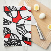 Abstract 211216 - Rood Theedoek (Quarter Fold)