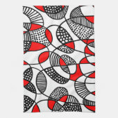 Abstract 211216 - Rood Theedoek (Verticaal)