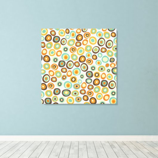 Abstract 250213 canvas afdruk (Insitu (Houten vloer))
