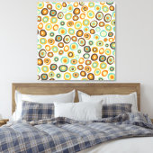 Abstract 250213 canvas afdruk (Insitu (Slaapkamer))