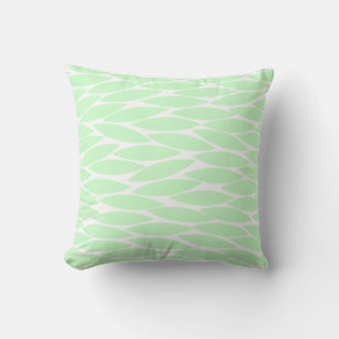 Abstract 250713 - Ghost Green op White Kussen