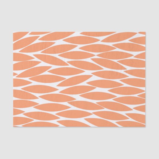 Abstract 250713 - Peach Tissuepapier (Voorkant)