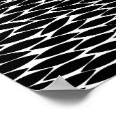 Abstract 250713 - Zwart-wit Poster (Hoek)