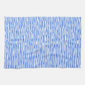 Abstract 280314 - Babyblauw op wit Theedoek (Horizontaal)