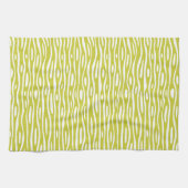 Abstract 280314 - Banaangeel op wit Theedoek (Horizontaal)