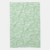 Abstract 280314 - Faded groen op wit Theedoek (Verticaal)