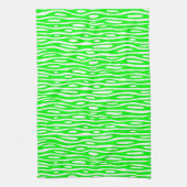 Abstract 280314 - Groen op wit Theedoek (Verticaal)