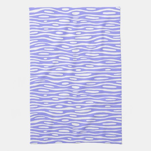 Abstract 280314 - Pastel blauw op wit Theedoek (Verticaal)