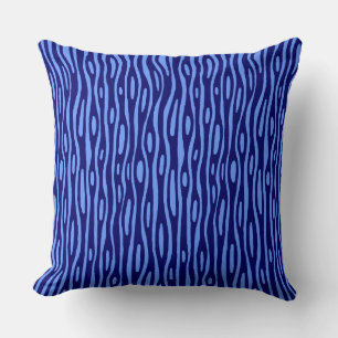 Abstract 280314 - Schaduwen van blauw 02 Kussen