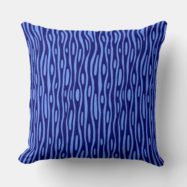 Abstract 280314 - Schaduwen van blauw 02 Kussen (Voorkant)
