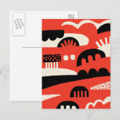 Abstract 281219b briefkaart (Voorkant / Achterkant)