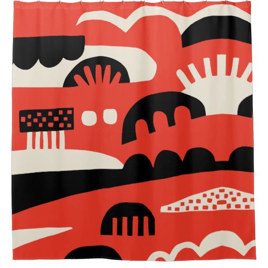 Abstract 281219b douchegordijn (Voorkant)