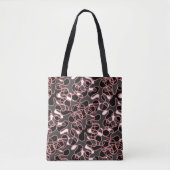 Abstract 290523 Zwart, Rood en Wit Tote Bag (Voorkant)