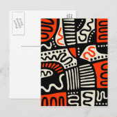 Abstract 291219c briefkaart (Voorkant / Achterkant)