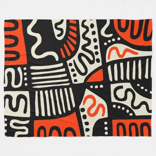 Abstract 291219c fleece deken (Voorkant (Horizontaal))
