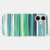 Abstract #2: Aqua blauwgroene vervaging Case-Mate iPhone Case (Achterkant (horizontaal))
