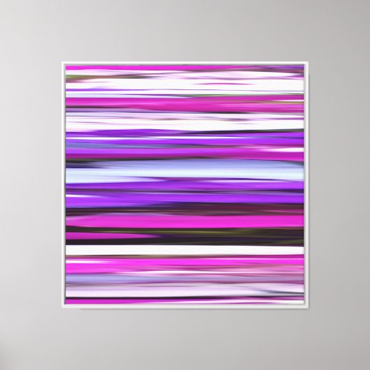 Abstract #2: Paarse Vervaaging Canvas Afdruk (Voorkant)