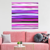 Abstract #2: Paarse Vervaaging Canvas Afdruk (Insitu (Woonkamer))