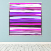 Abstract #2: Paarse Vervaaging Canvas Afdruk (Insitu (Houten vloer))