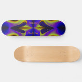 Abstract 2 Rainbooghartstuk Persoonlijk Skateboard (Horizontaal)