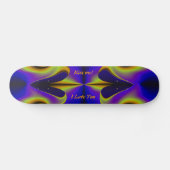 Abstract 2 Rainbooghartstuk Persoonlijk Skateboard (Horizontaal)