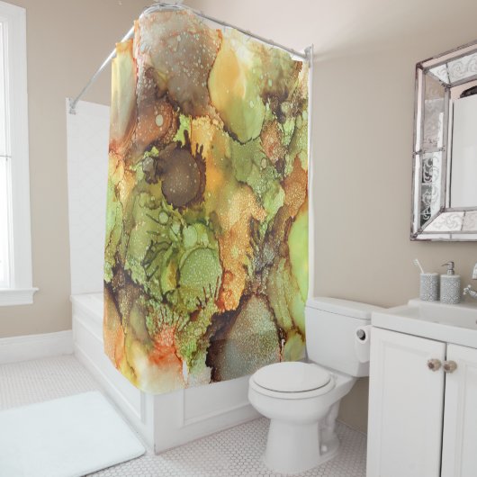 Abstract 31 douchegordijn (In situ)