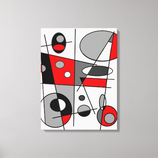 Abstract #35 canvas afdruk (Voorkant)