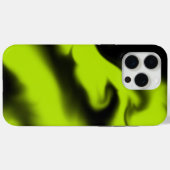 Abstract 3 in zwart en limoengroen Case-Mate iPhone case (Achterkant (horizontaal))
