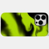 Abstract 3 in zwart en limoengroen Case-Mate iPhone case (Achterkant (horizontaal))