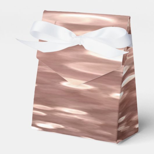 Abstract #3: Koper Roze Goud glans Bedankdoosjes (Voorkant Zijde)