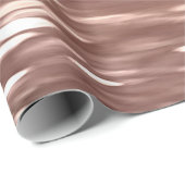 Abstract #3: Koper Roze Goud glans Cadeaupapier (Rol Hoek)