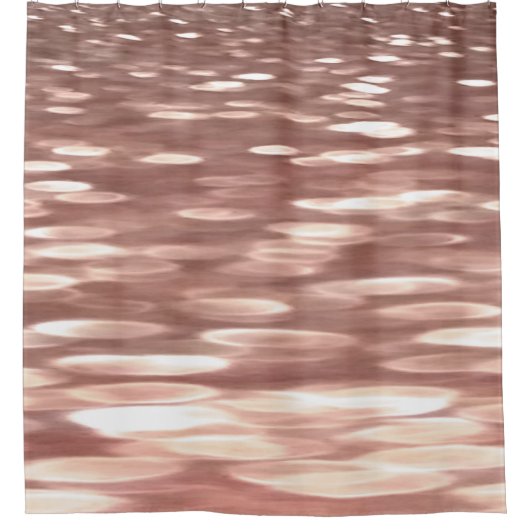 Abstract #3: Koper Roze Goud glans Douchegordijn (Voorkant)